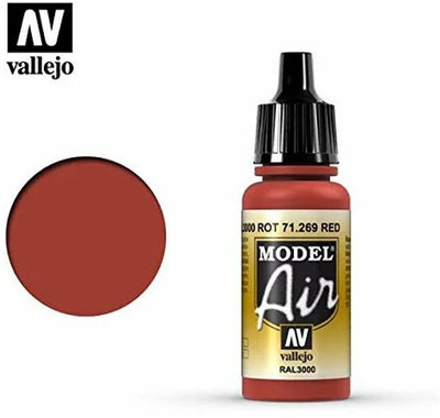 Hobby Paint, Air Red Ral3000 17ml