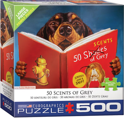 Jigsaw Puzzles, 50 Scents of Grey - 500pc LPF