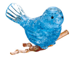 Blue Bird Crystal Puzzle 3D