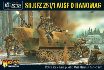 Miniatures, Bolt Action: Sd.Kfz 251/1 ausf D hanomag