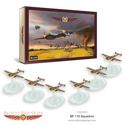 Miniatures, Blood Red Skies: Bf 110 squadron