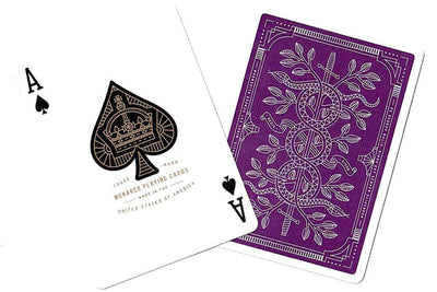 Card Games, Bicycle Purple Monarchs Playing Cards