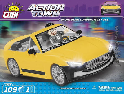 COBI - Construction Blocks, Action Town: Sports Car Convertible Cobra GTS -109pc
