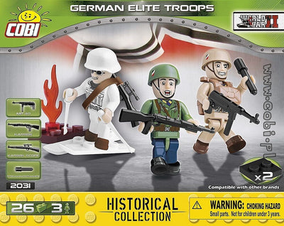 COBI - Construction Blocks, Historical Collection WWII: German Elite Troops - 26pc