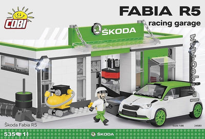 COBI - Construction Blocks, Skoda: Fabia R5 Racing Garage Set - 535pc