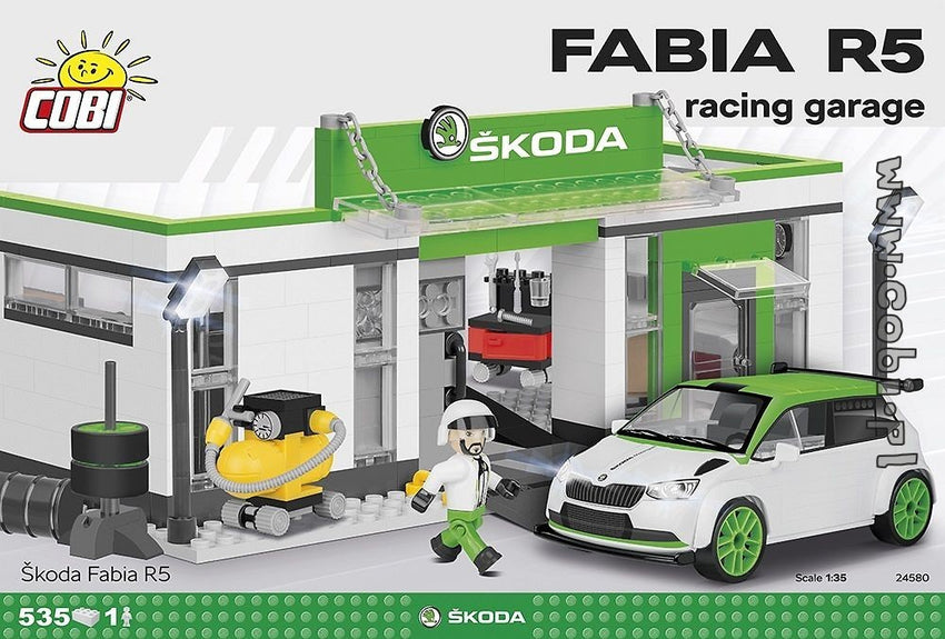 Skoda: Fabia R5 Racing Garage Set - 535pc