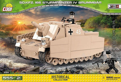 COBI - Construction Blocks, SD.KFZ.166 Sturmpanzer 555PCS