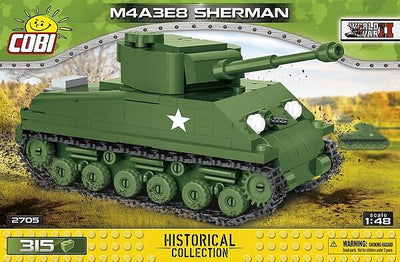 COBI - Construction Blocks, M4A3E8 Sherman Easy Eight 316 PCS