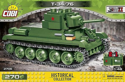 COBI - Construction Blocks, T-34/76 270 PCS