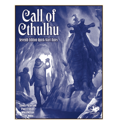 Role Playing Games, Call of Cthulhu 7th Edition Quick-Start Rules