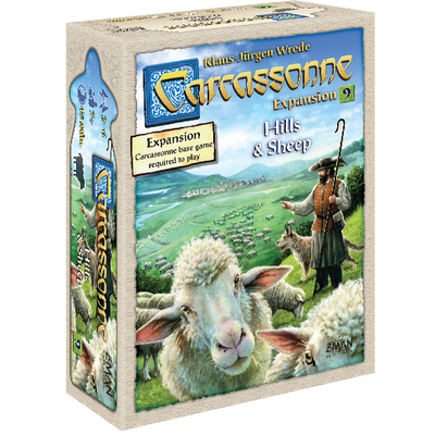 Board Games, Caracssonne: Expansion 9 - Hills and Sheep