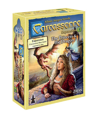 Board Games, Carcassonne: Expansion 3 - The Princess & The Dragon