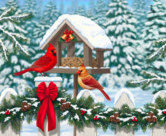 Cardinals at Christmas - 300pc LPF