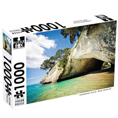 Jigsaw Puzzles, Cathedral Cove NZ - 1000pc