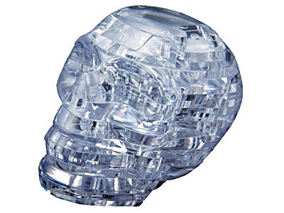 3D Jigsaw Puzzles, Skull - Clear