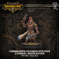 Warmachine: Cygnar Warcaster - Commander Coleman Stryker