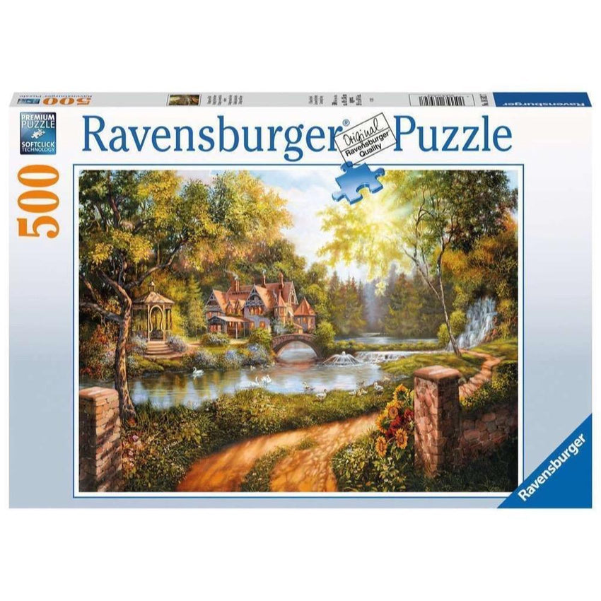 Cottage by the River - 500pc