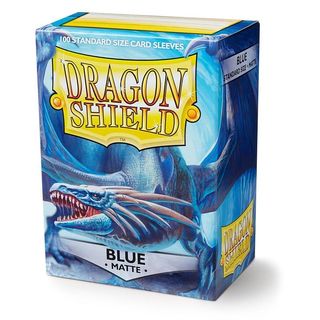 Accessories, Dragon Shield: Matte Blue 100 Pack