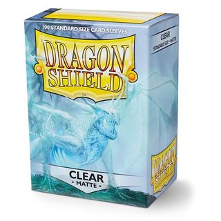 Accessories, Dragon Shield: Matte Clear 100 Pack