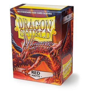Dragon Shield: Matte Red 100 Pack