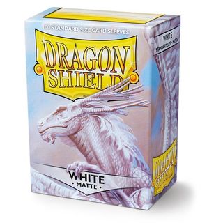 Dragon Shield: Matte White 100 Pack