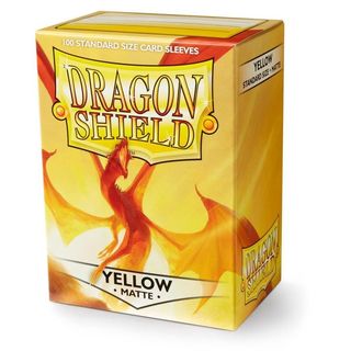 Accessories, Dragon Shield: Matte Yellow 100 Pack