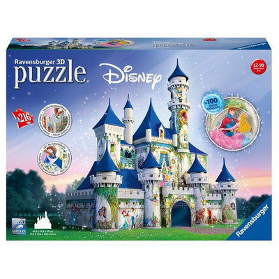 3D Jigsaw Puzzles, Disney 3D Princess Castle - 216pc