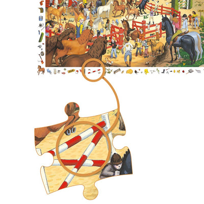 Kid's Jigsaws, Horse Riding Observation Puzzle - 200pc