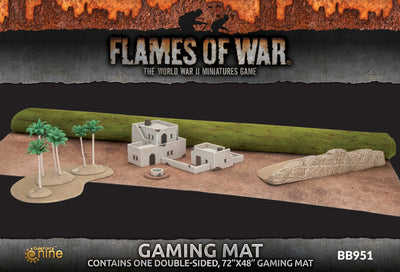 Miniatures, Double Sided Gaming Mat Desert/Grass)