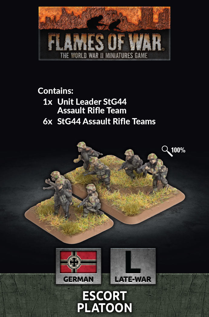 Flames of War: German Escort Platoon Late War