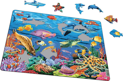 Jigsaw Puzzles, Marine Life on a Coral Reef 32PC