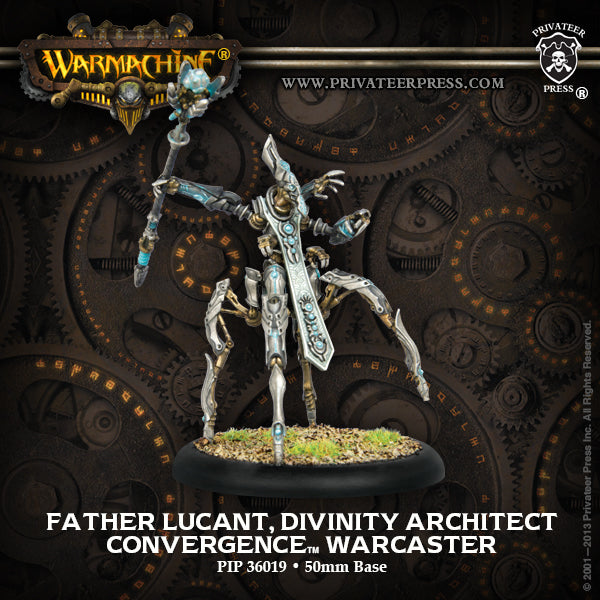 Warmachine: Convergence of Cyriss – Father Lucant Divinty Architect Warcaster