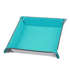 Folding Dice Tray - Light Blue