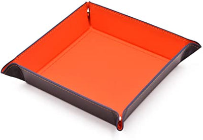 Accessories, Folding Dice Tray - Orange