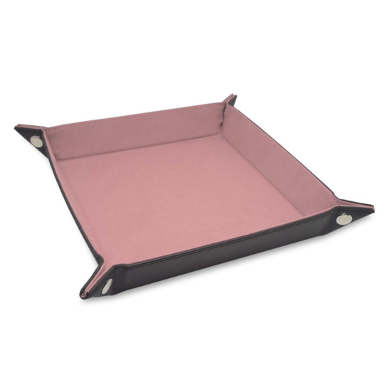 Folding Dice Tray - Pink