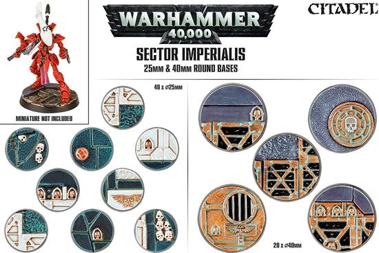 Sector Imperialis 25+40mm Bases