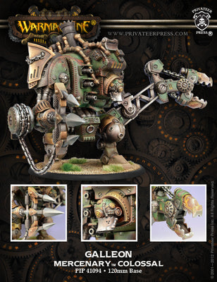 Miniatures, Warmachine: Mercenaries – Galleon Colossal