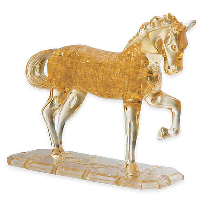 3D Jigsaw Puzzles, GOLDEN HORSE CRYSTAL PUZZLE