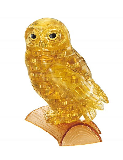 Golden Owl Crystal Puzzle