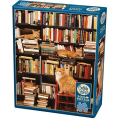 Gotham Bookstore Cats - 500pc