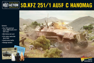 Miniatures, Bolt Action: Sd.Kfz 251 C Hanomag