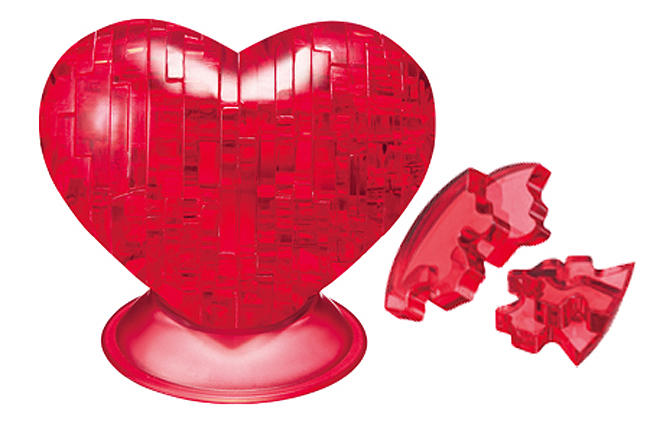 RED HEART CRYSTAL PUZZLE