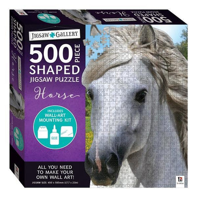 Kid's Jigsaws, Horse Shaped Puzzle - 500pc