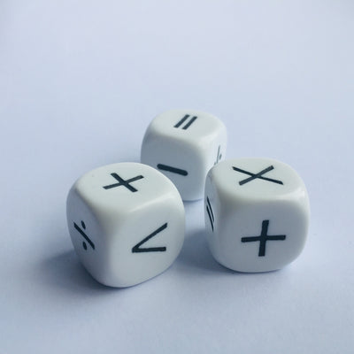 All Products, Dice - D6 w Math Symbols