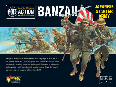 Miniatures, Bolt Action: Banzai! Imperial Japanese Starter Army
