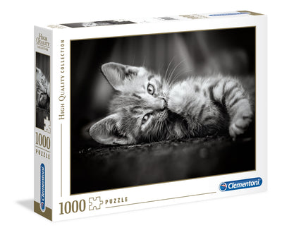 Products, Kitty in Black & White - 1000pc