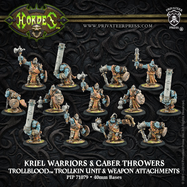 Hordes: Trollbloods Trollkin Unit - Kriel Warriors & Caber Throwers
