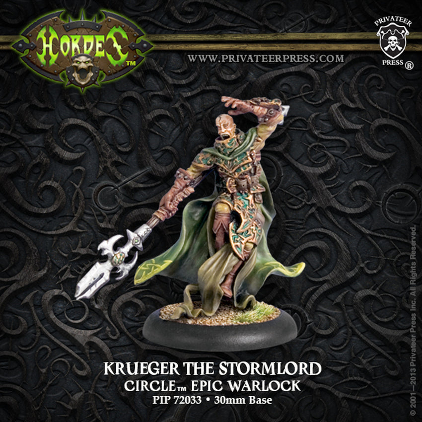 Hordes: Circle Epic Warlock - Krueger the Stormlord