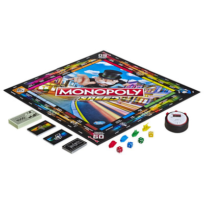 Board Games, Monopoly Speed! Only 10 Minutes Per Game!