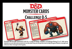 D&D: Monster Challenge Cards 0-5